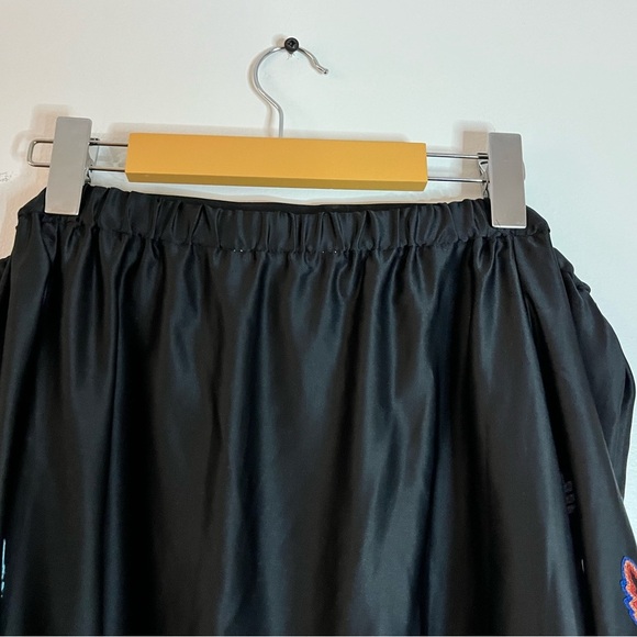 Nicole Miller Black Embroidered Boho Paisley Midi Dress Size 10 - Picture 5 of 12